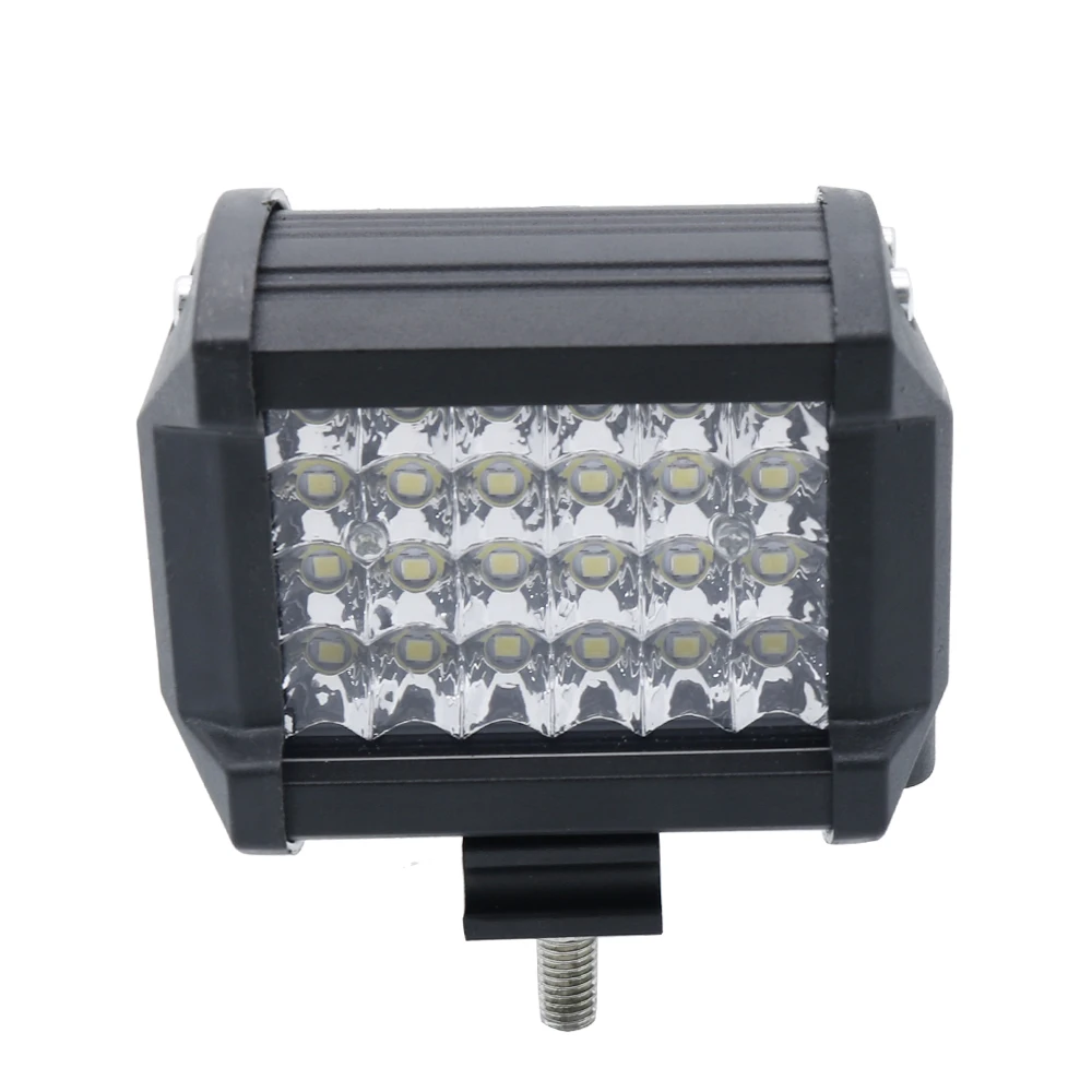 2PCS 4 Inch Waterproof LED Light Bar LED Work Light for Driving Offroad Boat Car Tractor Truck 4x4 SUV ATV 12V 24V Rated 72W (1 (10)