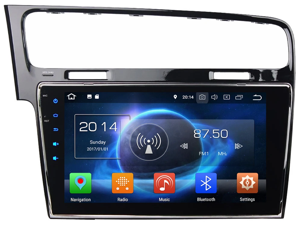 Cheap 10.1" IPS Octa Core 4G Android 8.1 4GB RAM 64GB ROM RDS Car DVD Player Radio GPS Glonass For Volkswagen VW Golf 7 MK7 2013-2017 0