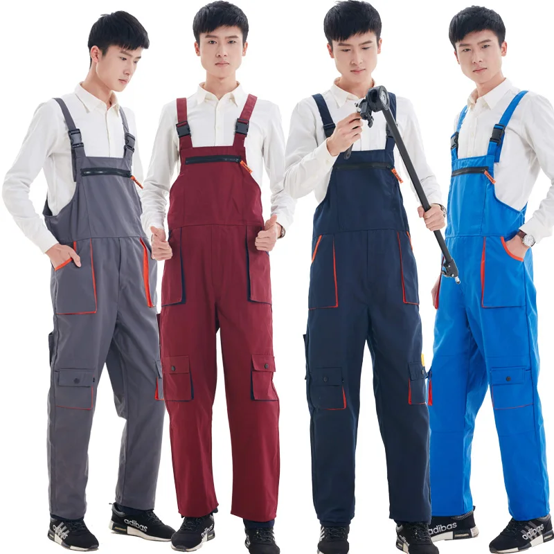 comprar Homens Mulheres Jardineira Macacão Macacões Cinta Reparador Uniformes de Trabalho de Trabalho Vestuário de Protecção Macacão Sem Mangas