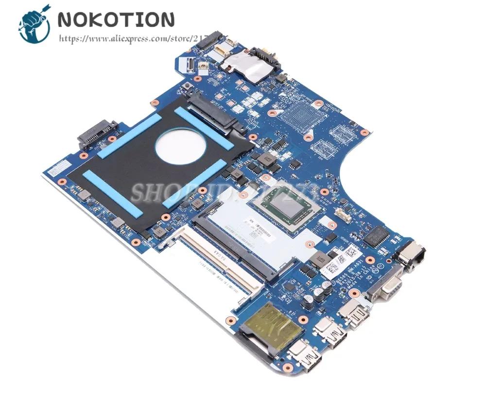 Promotion  NOKOTION 01AW115 BE565 NM-A631 MAIN BOARD For Lenovo Thinkpad E565 Laptop Motherboard A6-8500 CPU D