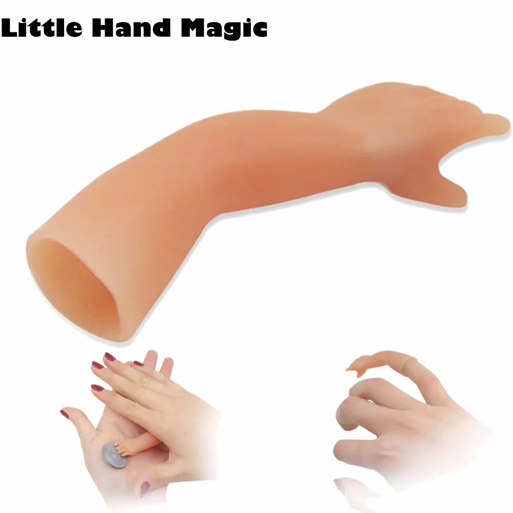 

Funny Magic Braceus Little Hand Coin Disappeared Trick Toy Tools Close-Up Magic Show Props P# dropship