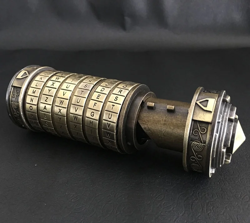 

[Temil] Put ring or other gift in the Davinci Code Cryptex Valentine's Day Birthday Gift Unique marriage proposal Free LOTR Ring