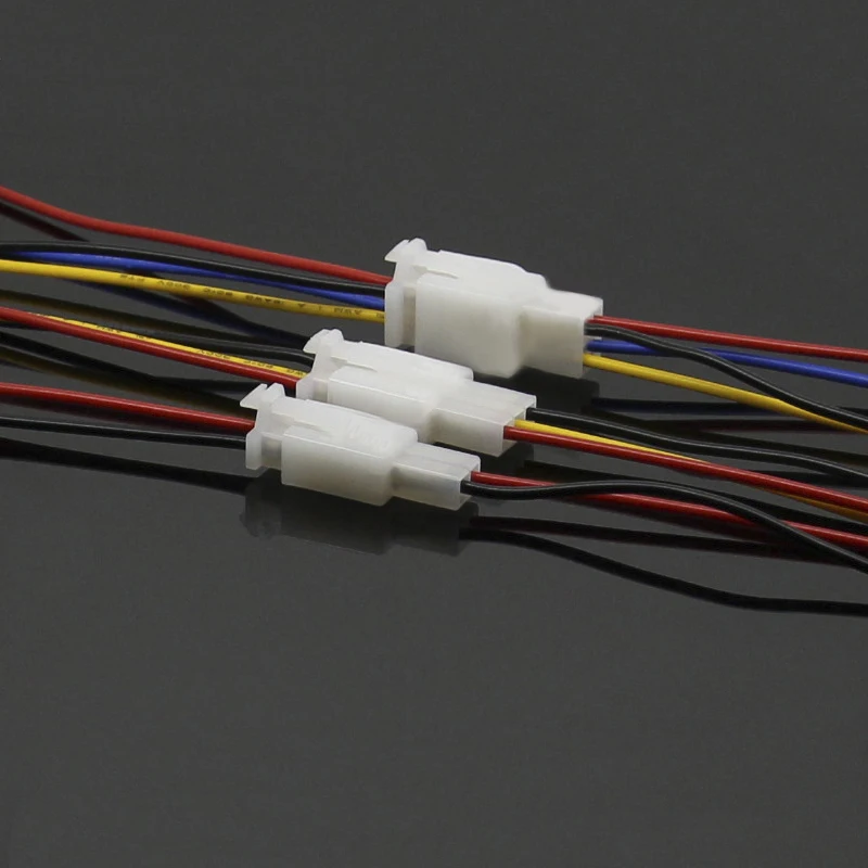 5pcs 2/3/4 Pin Plug Car Terminal Wire Connector 2.8mm Block Socket Male+Female For Motorcycle Car