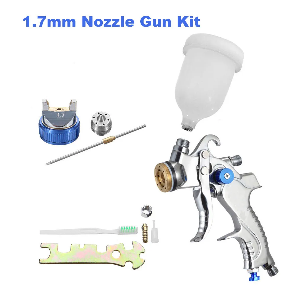 

WAERTA G2008 Spray Gun Hand Manual Spray Gun Nozzle 1.7mm Paint Spray Gun Nozzle Kit Set