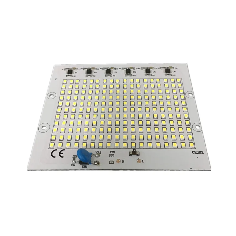 

100w LED floodlight Moudle ac220v PANEL SMD2835 smart ic connected AC175-265V LED bulb Lamp White 6000-6500k Free Shipping