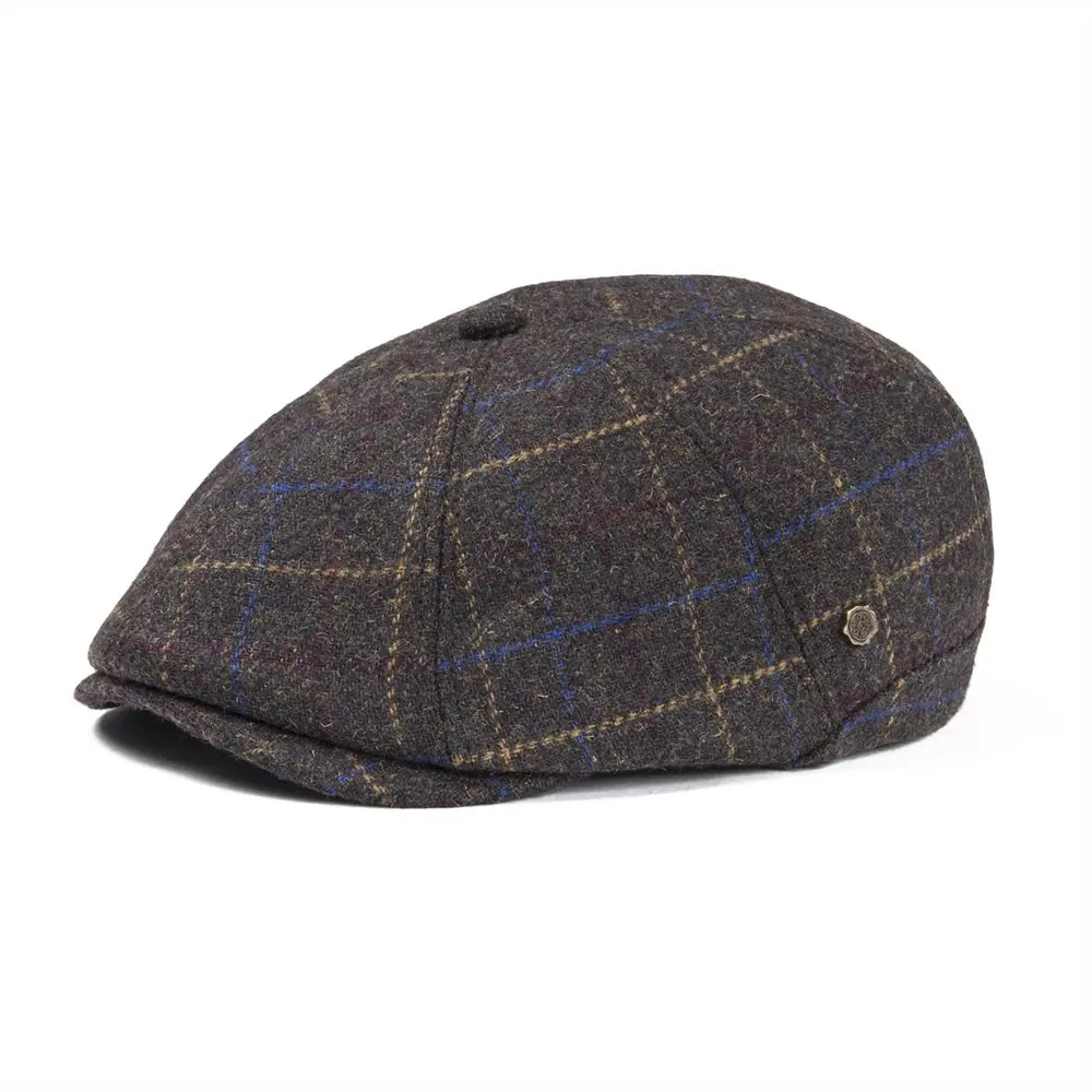 

VOBOOM Warm Newsboy Caps Men Woolen Tweed Beret Gatsby Twill Driving Flat Cabbie Hat Casual Beret Boina 188