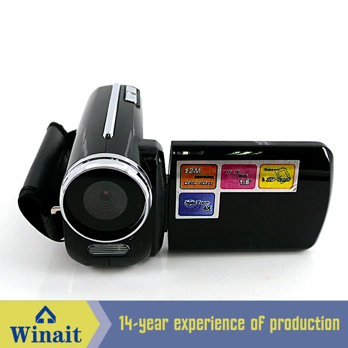 Winait Max 12,0 мегапикселей Цифровая видеокамера DV-139 с батареей 3AAA, MiniDV
