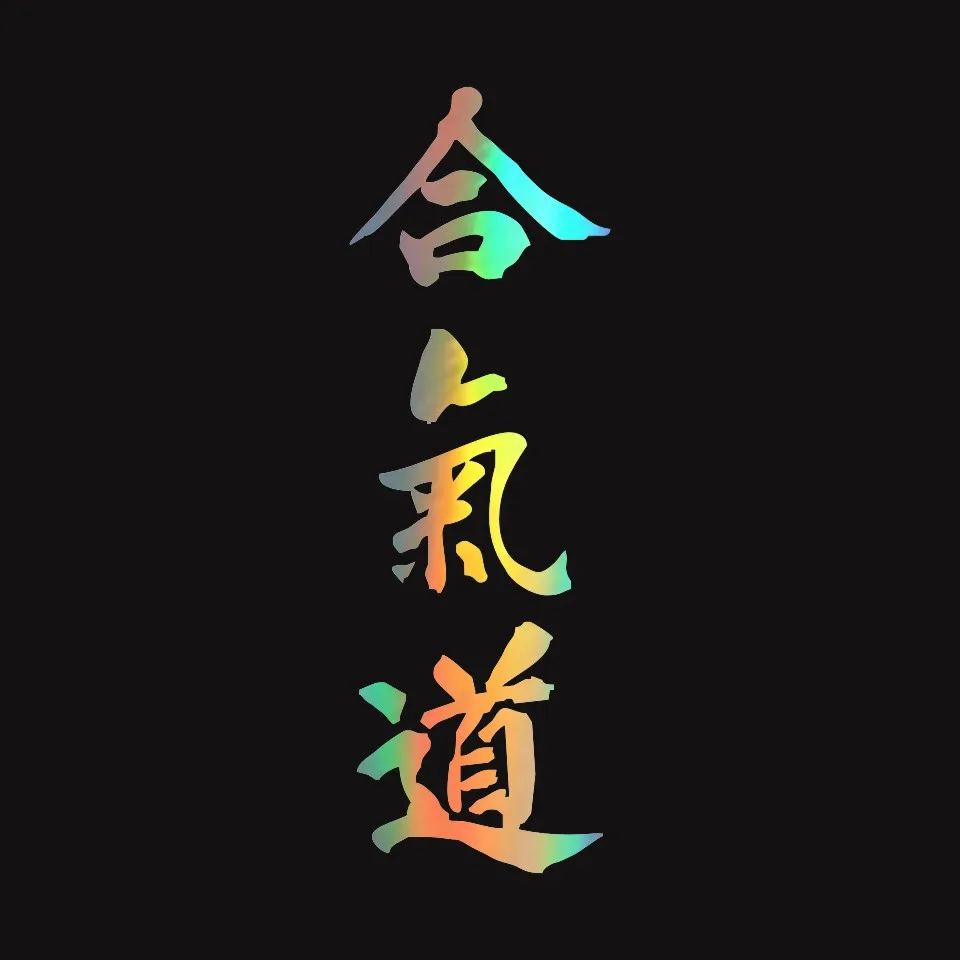 Anycuros AIKIDO Kanji Love Creative Car Body Decal Chinese Characters Car Styling Car Stickers 515 (5)