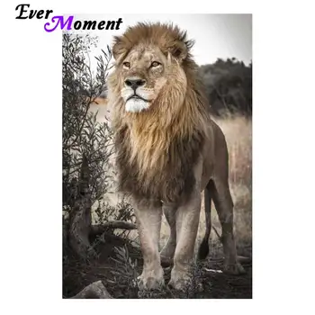 

Ever Moment Diamond Painting Lion Handmade Picture Of Rhinestone Mosaic Full Square Drill Diamond Embroidery Cross Stitch 3F525