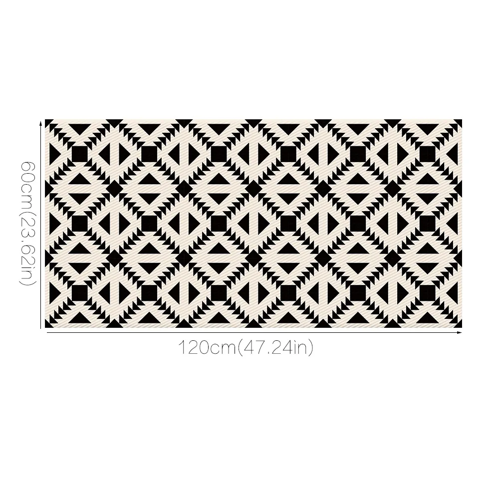 60X120CM Fashion Abstract Geometric Black White Self adhesive Wallpaper PVC Waterproof Floor Sticker Home Decor Bedroom Sticker 60X120CM Fashion Abstract Geometric Black White Self adhesive Wallpaper PVC Waterproof Floor Sticker Home Decor Bedroom Sticker