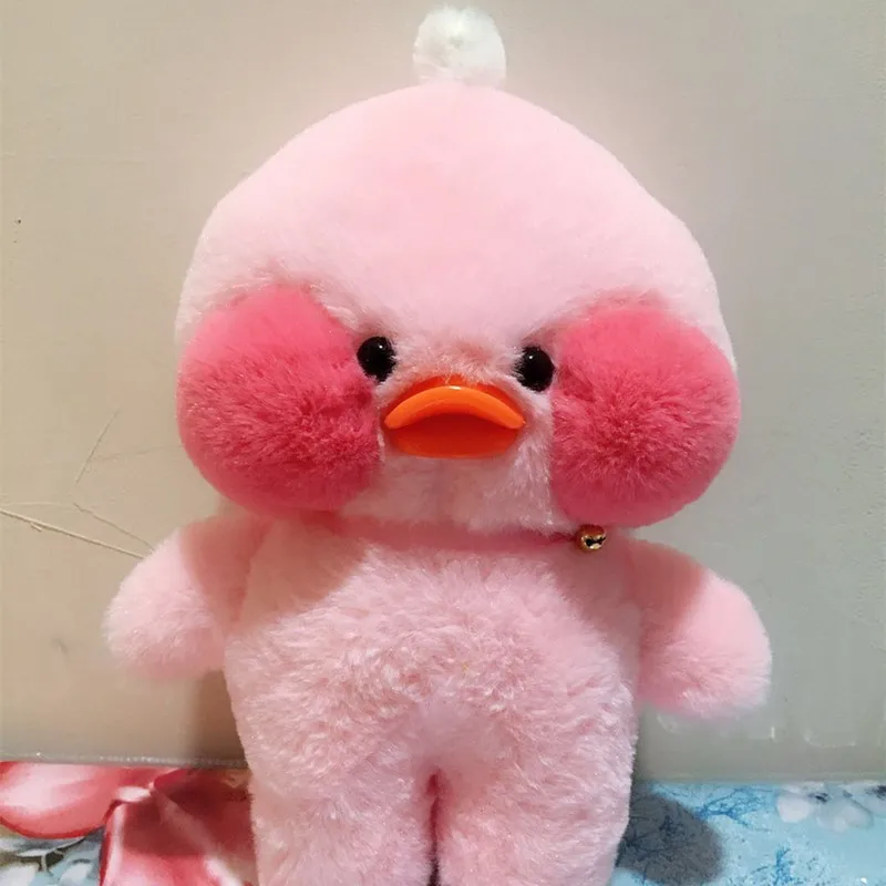 30CM-LaLafanfan-Kawaii-Cafe-Mimi-Yellow-Duck-Plush-Toy-Cute-Stuffed-Doll-Soft-Animal-Dolls-Kids (4)