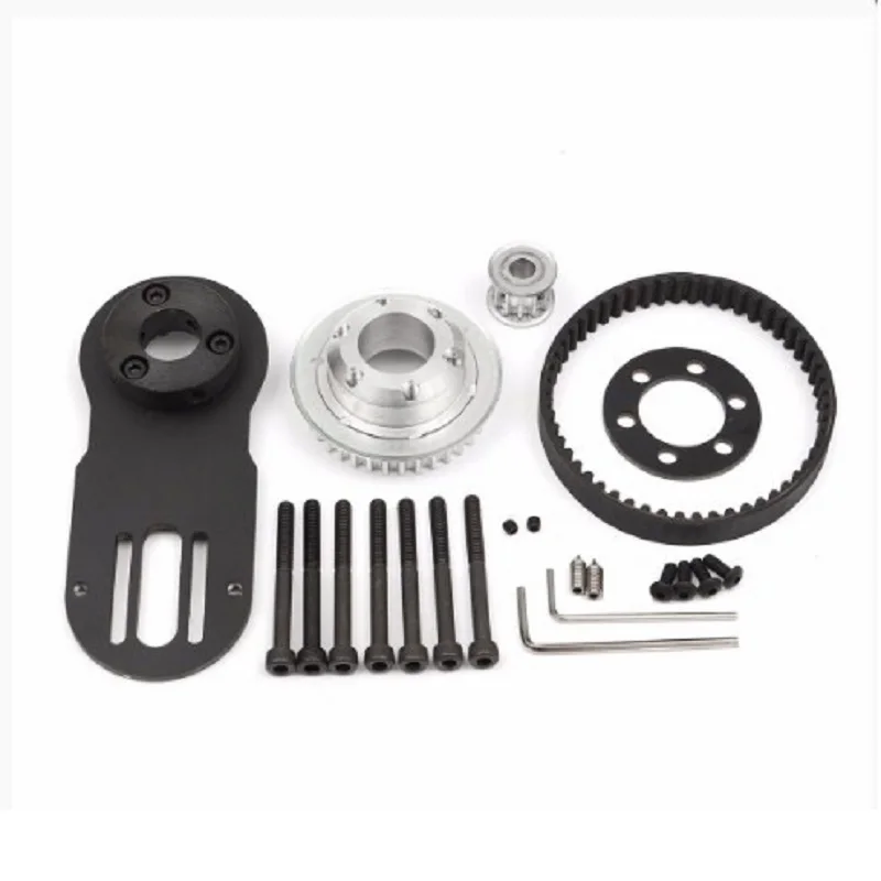 

Top Quality 83mm 90mm 97mm Electrical Skateboard 1800W Motor 5M Gear 270mm Belts Kit And Motor Mount Parts Riserpad