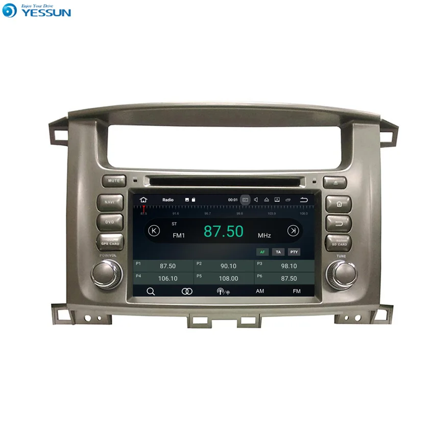 Clearance YESSUN Android Radio Car DVD Player For Toyota Lander Cruiser 100/Lexus LX 470 1998~2007 Stereo Radio Multimedia GPS Navigation 1