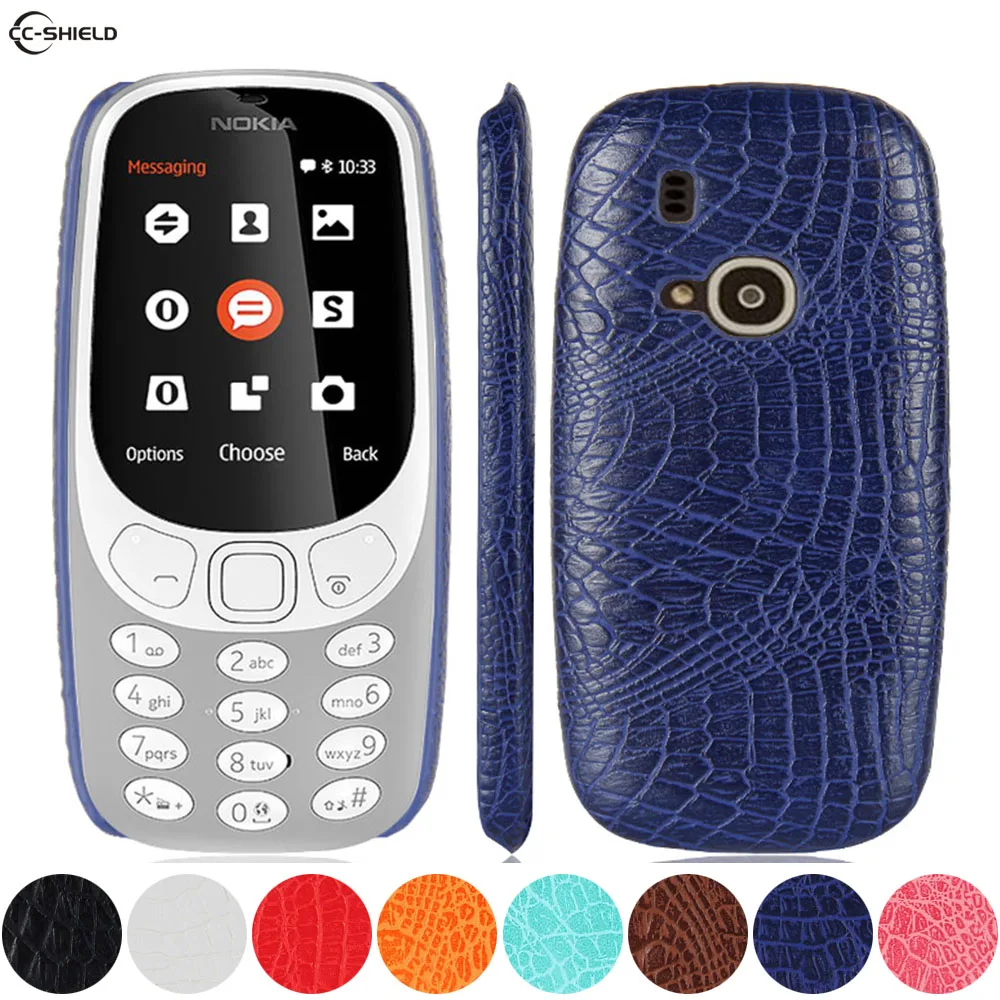 Кожаный чехол для Nokia 3310 Dual 2017 TA 1036 1030 бампер телефона Nokia3310 жесткий из