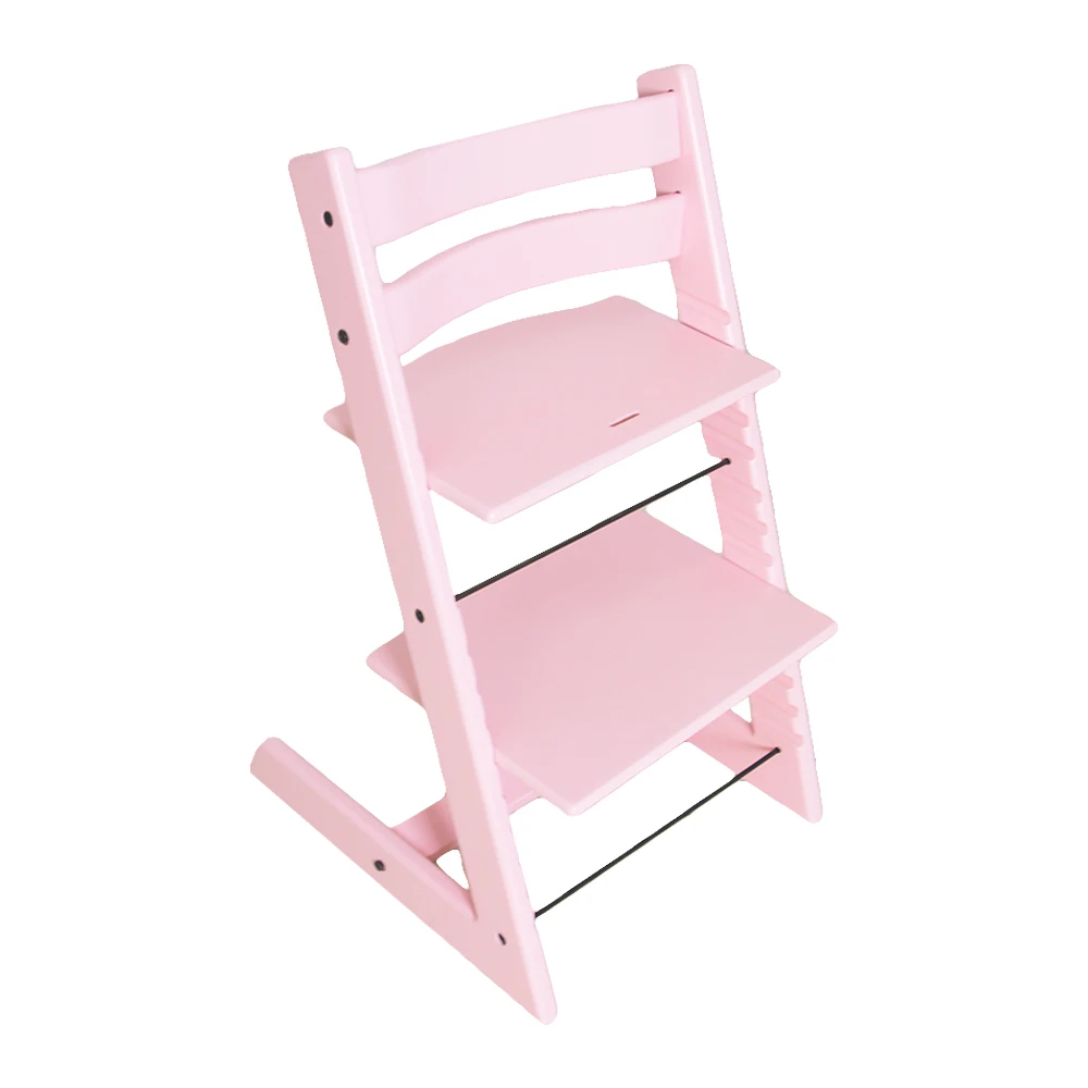 

Adjustable Wooden High Chair, Modern Baby Dinning High Chair, Perfect Feeding Highchairs Solution for Babies and Toddlers