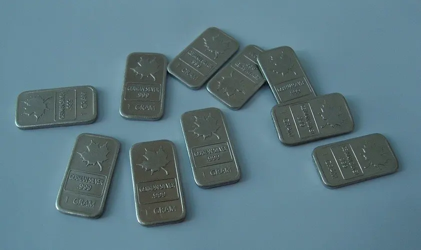 Free shipping ( 25pcs/lot).999 Pure german silver 1gram maple leaf