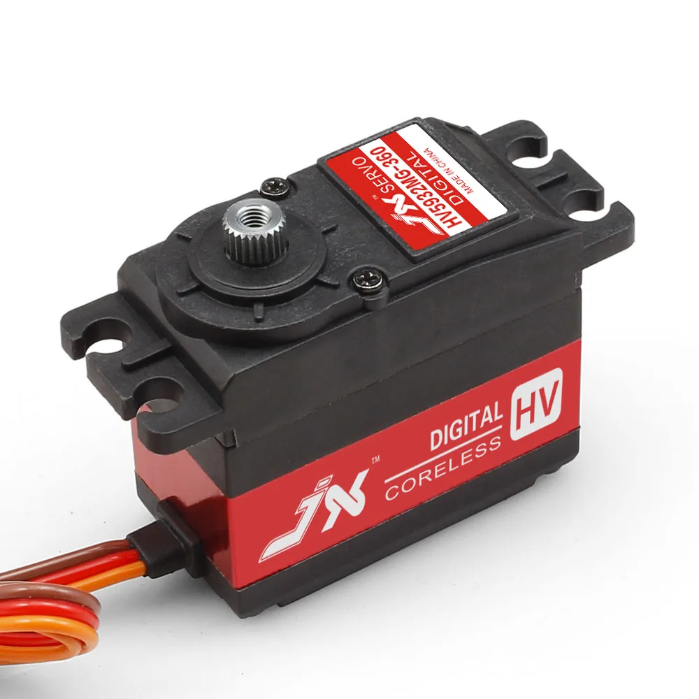 

JX Servo PDI-HV5932MG 30KG Large Torque 360 High Voltage Digital Servo For RC Model Parts