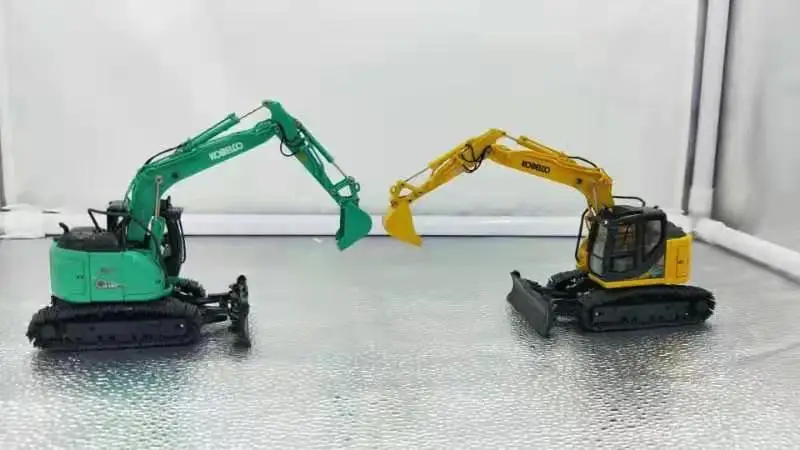 ROS 1//50 KOBELCO ED160BR-5 Ultra Small Round Excavator Geen Diecast Model Toy