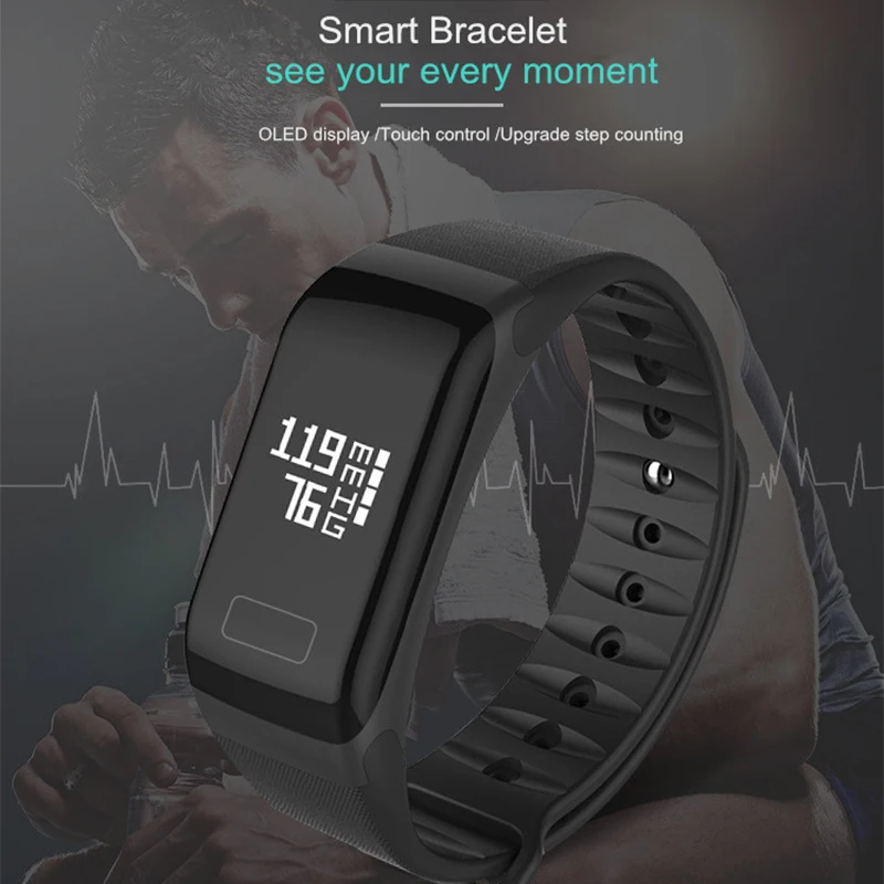 Health Monitoring Bracelet Wristband Fitness Blood Pressure Message Rate Time Smart Band Watch for Xiaomi Redmi Note 5 6 7 Pro A