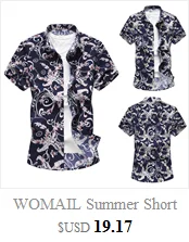 WOMAIL, дизайн с карманами, новинка, повседневная, свободная, короткий рукав, летняя, полиэстер, материал, модная, Пляжная, мягкая, с принтом, Мужская блузка 19MAY28