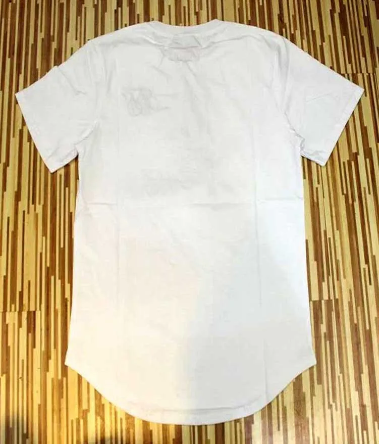 Мужская мода Sik Silk Kanye West футболки Sik Silk мужские повседневные футболки с коротким рукавом на молнии