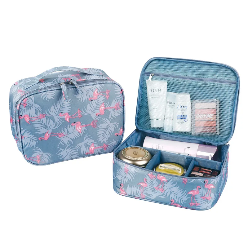 Women Makeup Bag Cosmetic Bag Case Make Up Organizer Toiletry Storage  Rushed Floral Nylon Zipper New Travel Wash Pouch