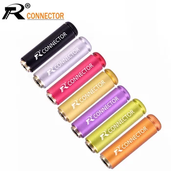 

100pcs/lot 3 Poles Stereo 3.5mm Mini Jack Aluminum Shell 3.5mm Female Jack Socket Stereo Wire Connector Headphone Adapter