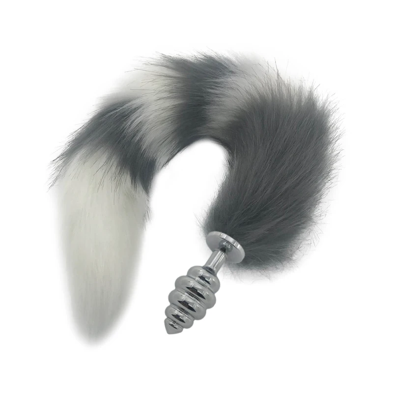 Metal Thread Anal Plug Butt Plugs Backyard Insert Fox Tail Bead Dilator Sexy Tails Sex Toys for Women Men H8-220C | Красота и