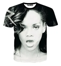 Marilyn Monroe New fashion Women/Men’s 3d T-shirt print Rihanna Roses flowers 3d t shirt Sexy top Tees tshirt