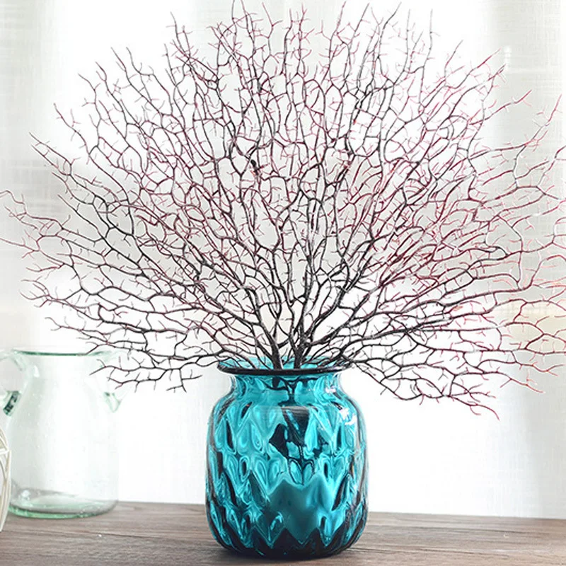 

Vase Simple Fresh srtyle Solid Color Decorative Vase Manufacturer Direct Guangzhou Artificial Flowers Wholesale Peacock Coral We