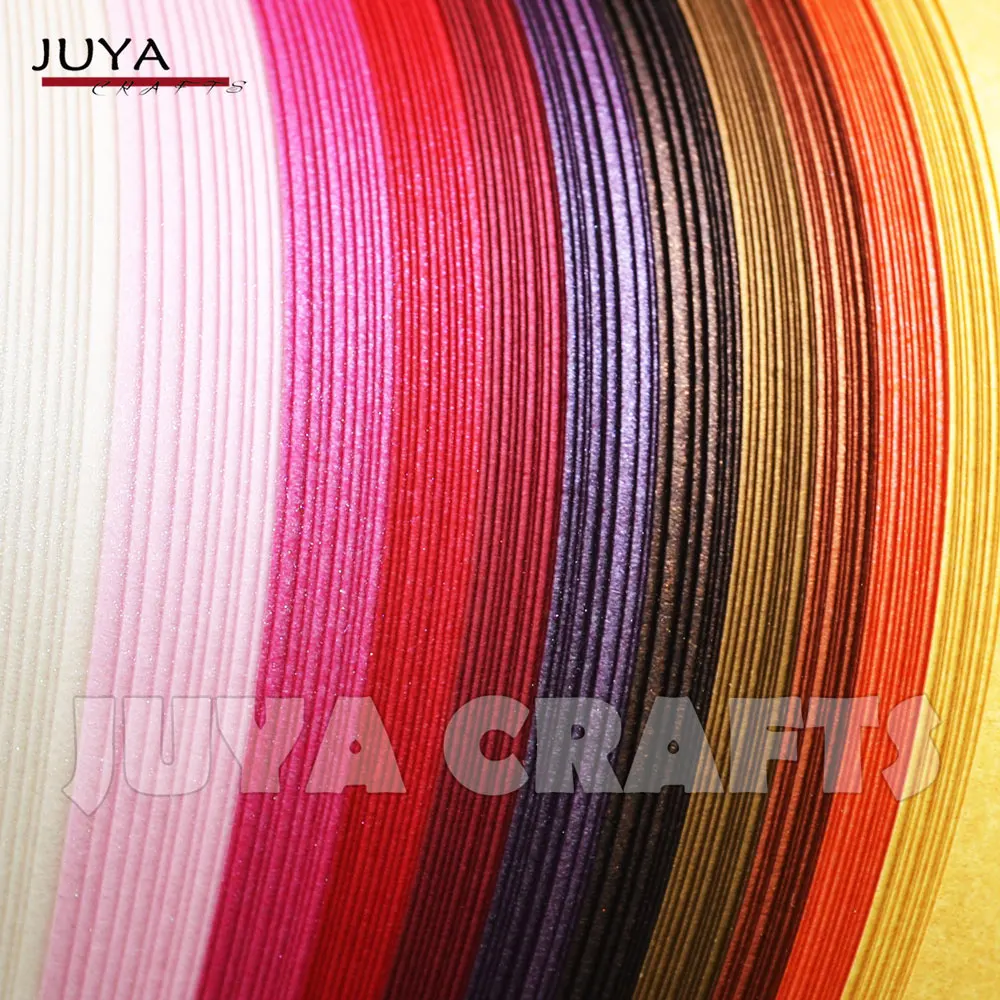 Набор металлических листов Juya 24 смешанных цвета ширина 2/3/5/7/10 мм|set 2|set 3set quilling |