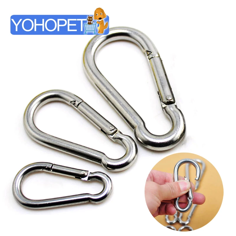 accessories for dogs Pet diy dog chain hook traction rope belt golden