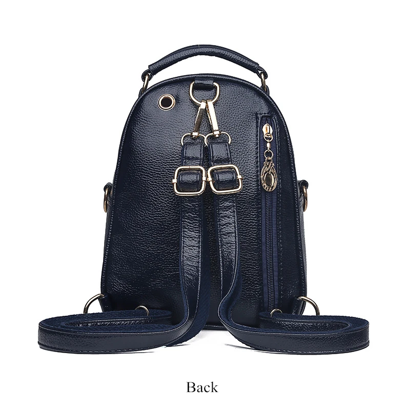 QINRANGUIO кожаный рюкзак женский 2019 новый модный мини-рюкзак женский Однотонный женский рюкзак с кистями Противоугонный рюкзак