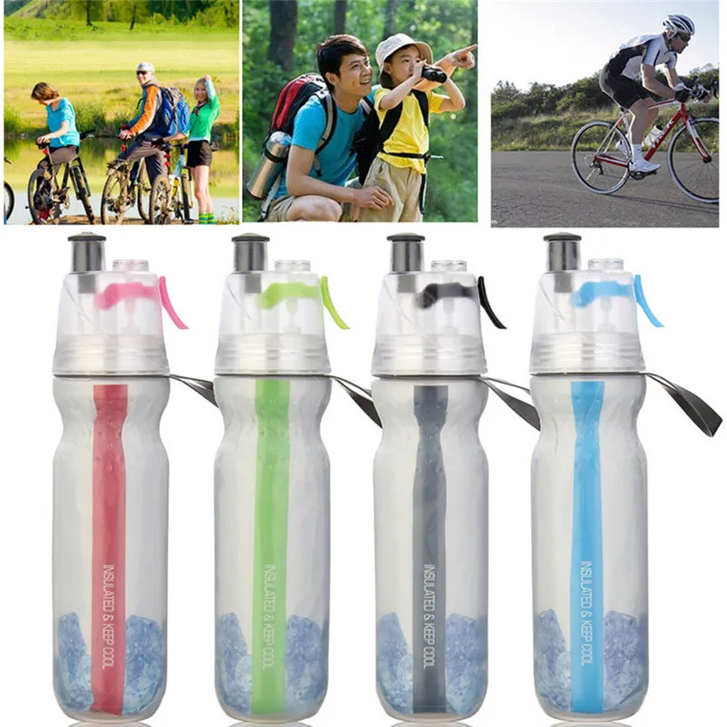 Портативный спрей Спорт чайник 500 мл горный велосипед бутылки воды MTB велосипед бутылку воды botella bicicleta 30AT31