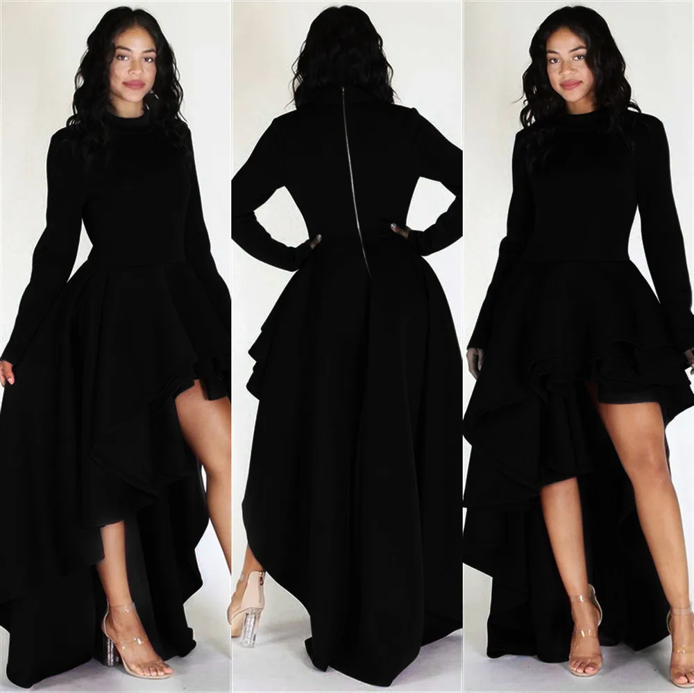 Платье женское длинное с длинным рукавом и баской 2109|club dress|peplum dressdress bodycon |