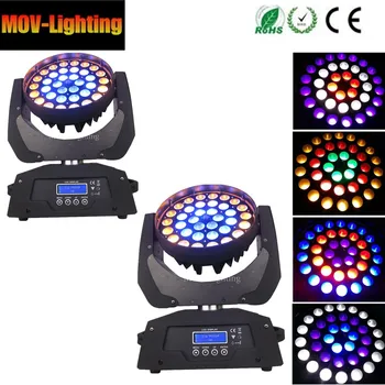 

2pcs China 36x18w moving head zoom led disco light sound activated