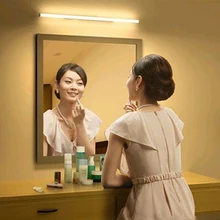 Портативный USB шкаф свет DC 5 В светодиодные полосы света 5 Вт 30 см 9 Вт 40 см настольный свет для чтения гальванической лампы