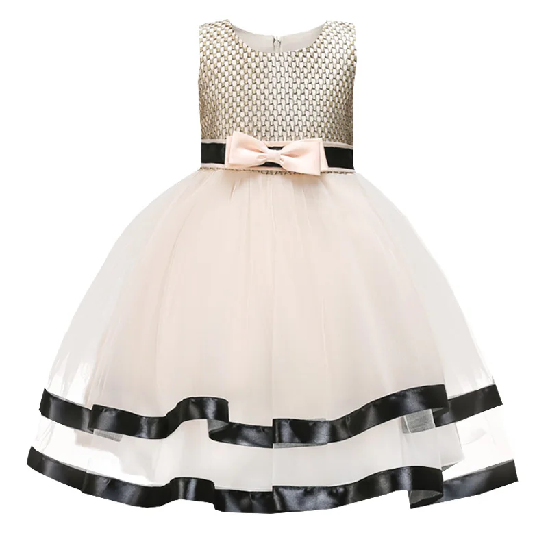 Кружевное платье принцессы с цветочным рисунком для девочек детское вечернее платье из тюля для девочек Одежда для первого причастия одежда для детей от 3 до 10 лет