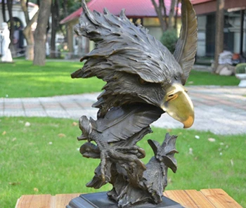 

Art Deco Sculpture The Eagle Head Bronze Statue