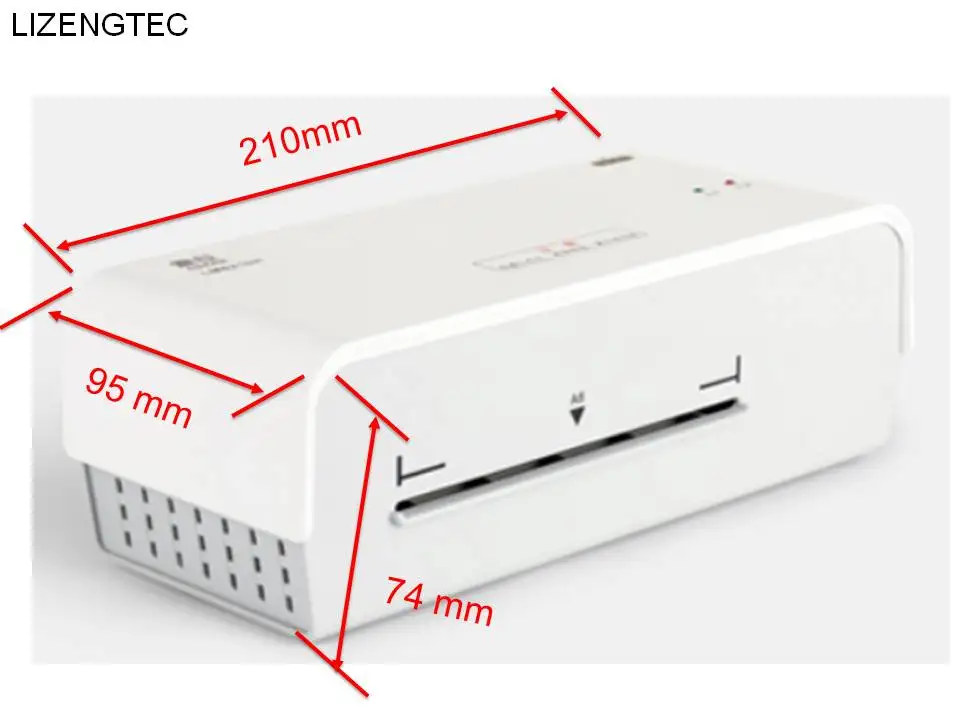 LIZENGTEC профессиональный офисный горячий Быстрый Разогревающий рулон мини ламинатор машина для A6 бумажных документов фото