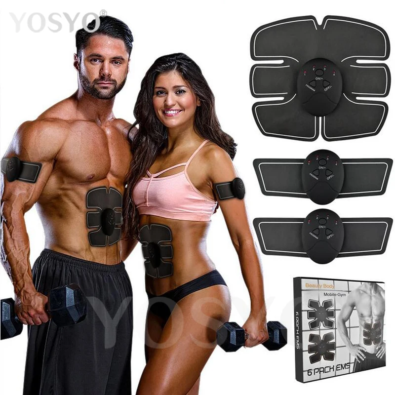 Smart EMS Electric Pulse Treatment Massager Abdominal Muscle Stimulator Exerciser Device font b Loss b font
