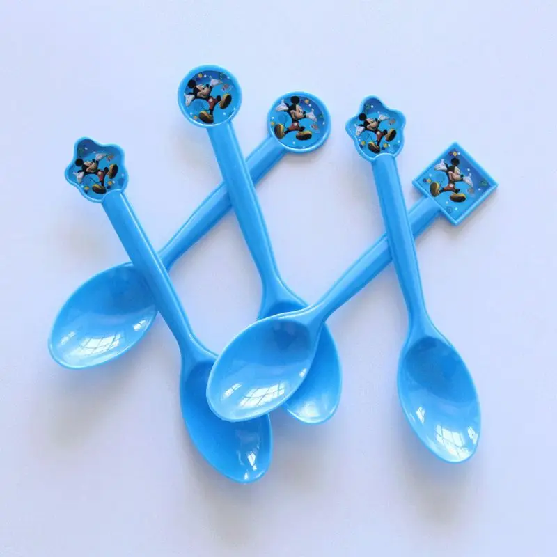 

10pcs/lot Mickey Mouse Party Supplies Disposable Plastic Knife/Fork/Spoon Kids Birthday Baby Shower Decoration Mickey Mouse