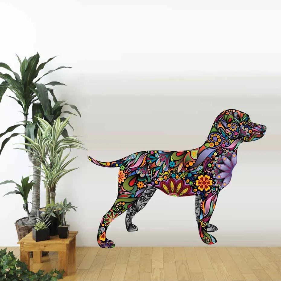 Labrador wall sticker (2)