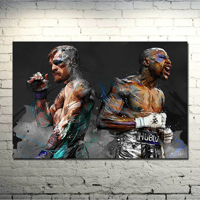 Мотивационный постер Conor McGregor из шелка или холста для бокса 13x20 24x36 дюймов картина