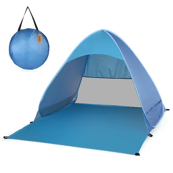 

Lixada Beach Tent Pop Up open Automatic Tent Instant Camping Fishing Family Ultralight Outdoor awning tent Anti-UV Sun Shelter