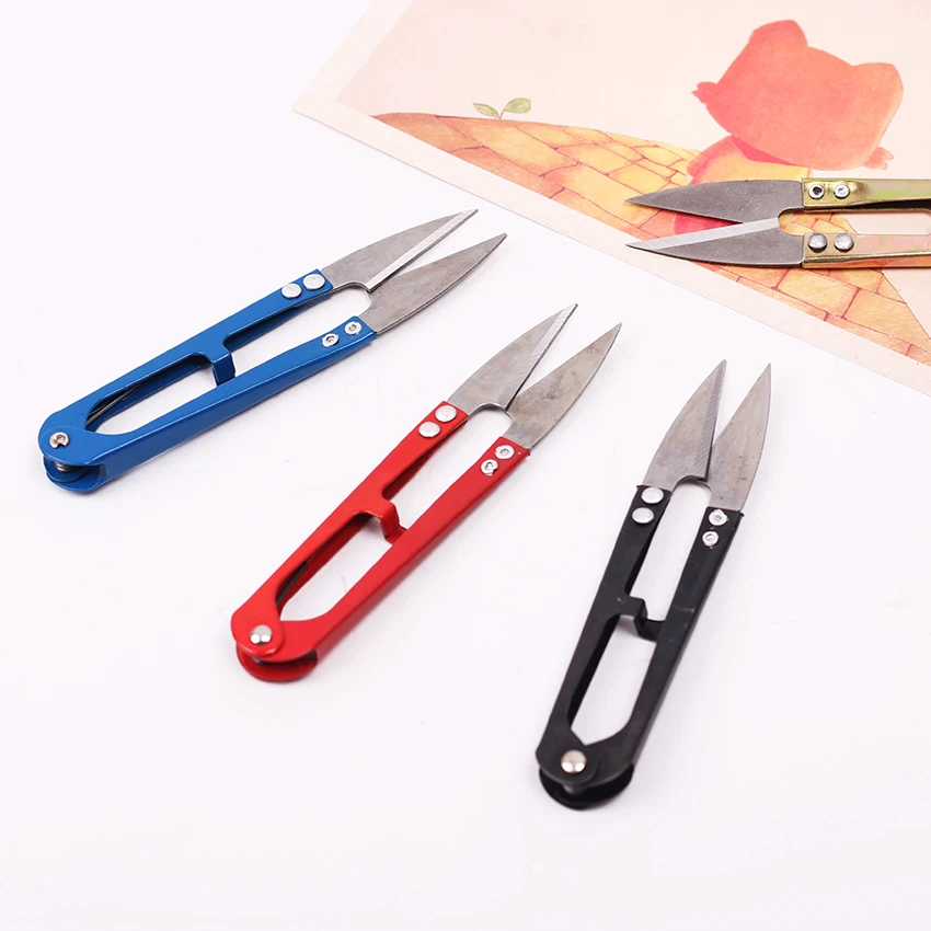 1 шт., многоцветные полезные ножницы для обрезки, u-образные ножницы, высокое качество, офисные, школьные, домашние принадлежности, режущие принадлежности