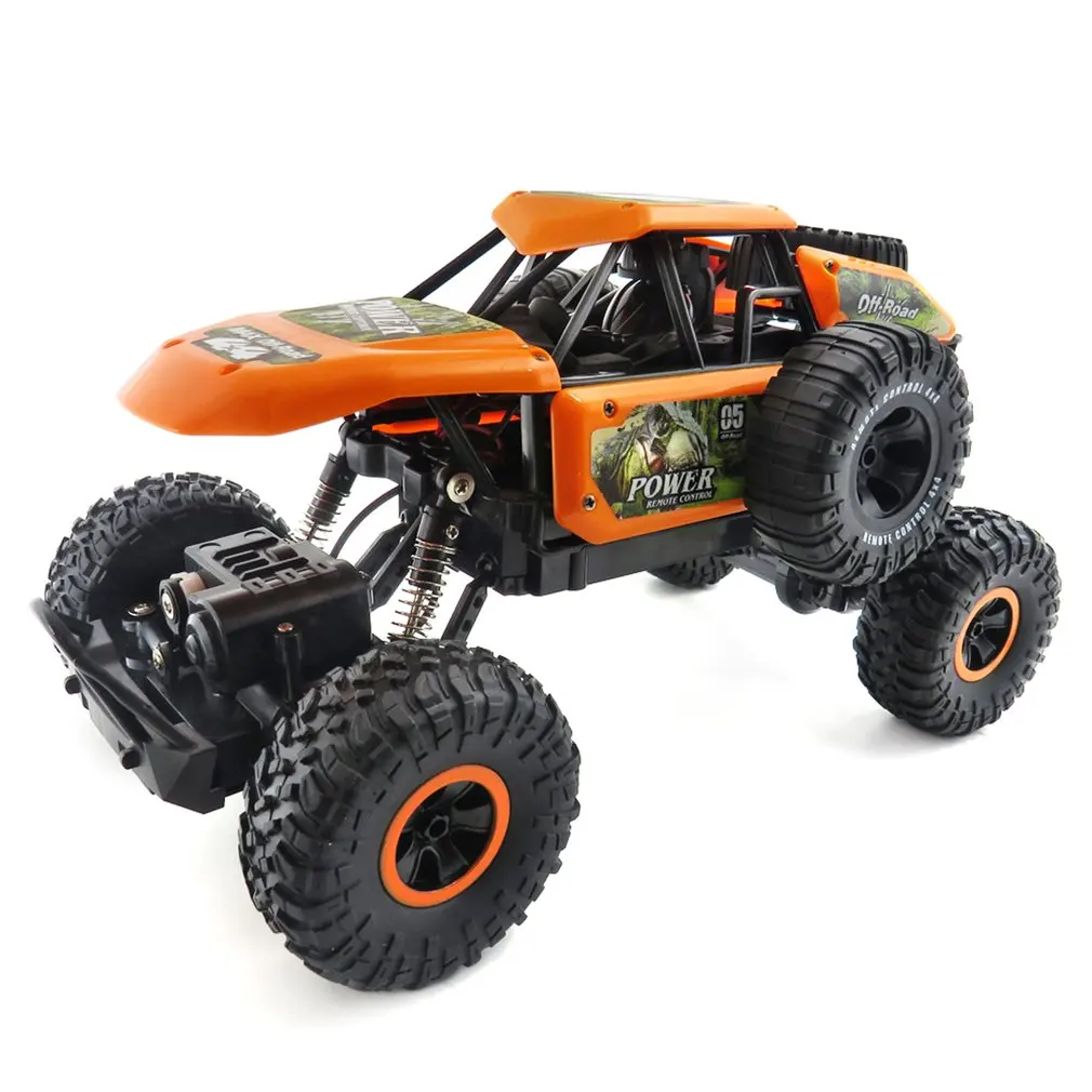 

Flytec SL-135A 1/14 2.4G 4WD 25KM/H Buggy Crawler RC Climbing Car Remote Control High Speed Car Orange Green Suspension Model