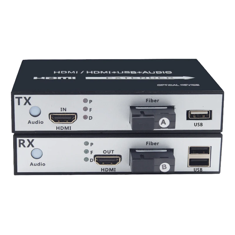 hdmi to fiber optic converter 1080P HDMI Fiber Optic Video Extender KVM