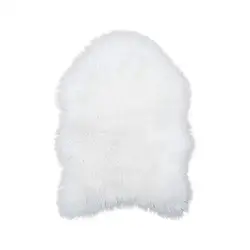Искусственный белый меховой ковер мягкий коврик из овчины покрытие стула искусственная шерсть Теплый Ковер с длинным ворсом Подушка