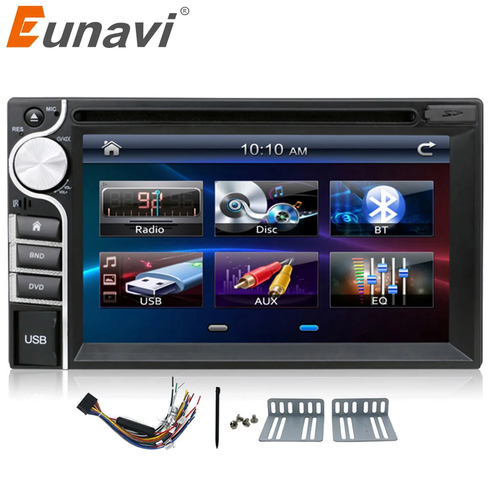 Perfect Eunavi new 2 DIN Car DVD Player Double 2din car radio stereo In Dash MP3 Head Unit CD Camera parking HD TV Video Audio usb bt 0 Perfect Eunavi new 2 DIN Car DVD Player Double 2din car radio stereo In Dash MP3 Head Unit CD Camera parking HD TV Video Audio usb bt 0